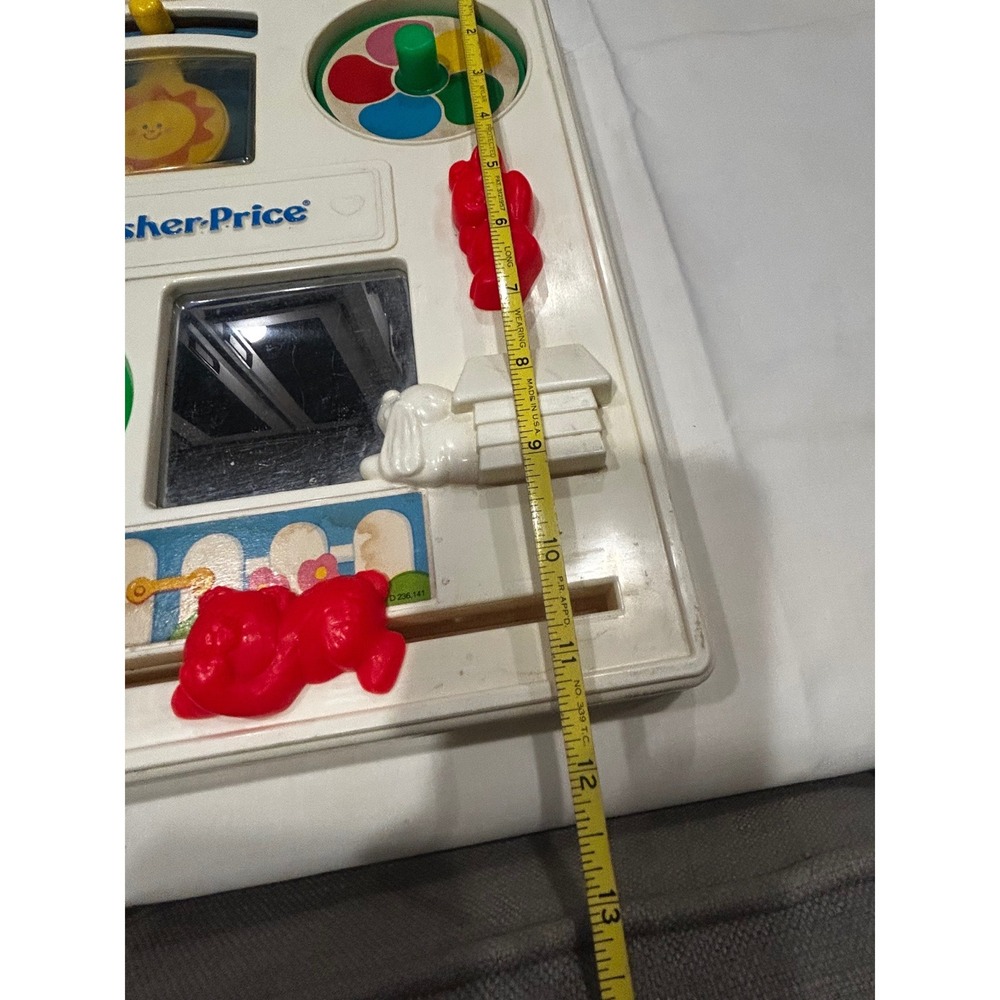 Vintage Fisher-Price Activity Center Crib Toy 1973 Model 155 EVERYTHING WORKS - Picture 4 of 4